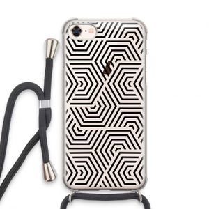 Magic pattern: iPhone 7 Transparant Hoesje met koord