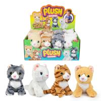 Pluche kat -Kitten- 15cm 4ass