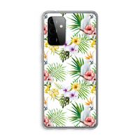 Gele kuif: Samsung Galaxy A72 Transparant Hoesje