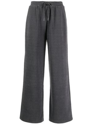 b+ab pantalon de jogging en maille chevrons - Gris