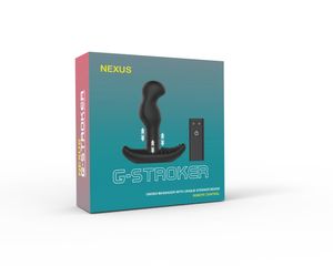 Nexus G Stroker Prostaatmassage-hulpmiddel Zwart Silicone 1 stuk(s)