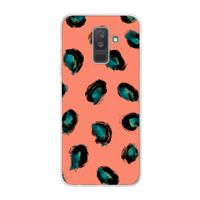 Pink Cheetah: Samsung Galaxy A6 Plus (2018) Transparant Hoesje