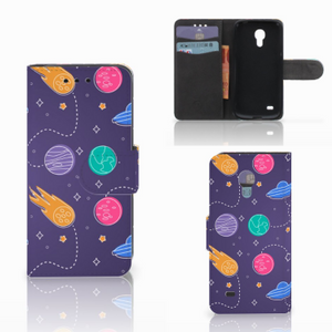 Samsung Galaxy S4 Mini i9190 Wallet Case met Pasjes Space
