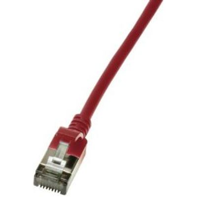 LogiLink CQ9034S netwerkkabel Cat6a rood 1m