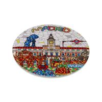 Placemat Versa Madrid Kurk Keramisch 20 X 0,6 X 20 CM