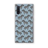 Zebra: Samsung Galaxy Note 10 Transparant Hoesje
