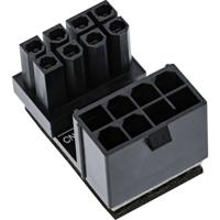 inLine Stroom Adapter [1x ATX-stekker 8-polig (4+4) - 1x ATX-bus 8-polig (4+4)] Zwart - thumbnail