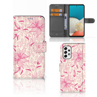 Samsung Galaxy A53 Hoesje Pink Flowers