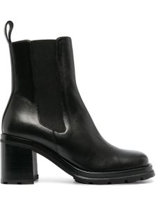 BY FAR bottines en cuir 80 mm - Noir