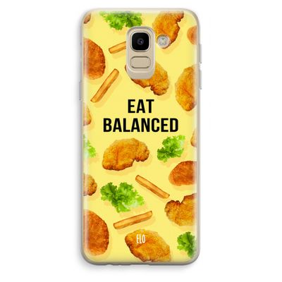 Eat Balanced: Samsung Galaxy J6 (2018) Transparant Hoesje