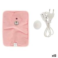 Elektrische Kruik Gift Decor NY-250-R NY-250-R Roze Plastic 380 W Fluweel Handen (12 Stuks)