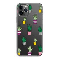 Sanseveria: iPhone 11 Pro Transparant Hoesje Sanseveria: iPhone 11 Pro Transparant Hoesje