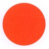 Etiket 75 mm rond fluor rood 500 rol