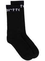 Carhartt WIP chaussettes à logo intarsia - Noir