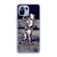 Spaceman: Xiaomi Mi 11 Lite Transparant Hoesje Spaceman: Xiaomi Mi 11 Lite Transparant Hoesje