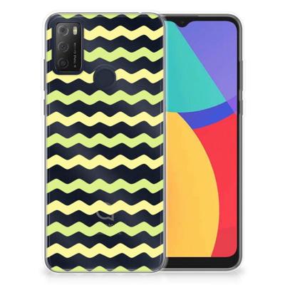 Alcatel 1S (2021) | TPU bumper | Waves Yellow
