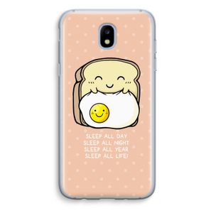 Sleep All Day: Samsung Galaxy J5 (2017) Transparant Hoesje