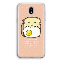 Sleep All Day: Samsung Galaxy J5 (2017) Transparant Hoesje
