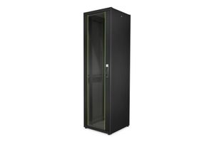 Digitus DN-19 42U-6/6-DB 19inch-patchkast (b x h x d) 600 x 2040 x 600 mm 42 HE Zwart, Zwart (RAL 9005)