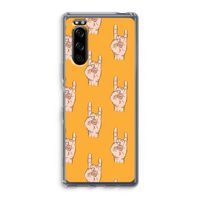 Rock: Sony Xperia 5 Transparant Hoesje