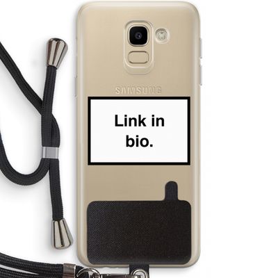 Link in bio: Samsung Galaxy J6 (2018) Transparant Hoesje met koord
