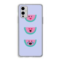 Smiley watermeloen: OnePlus 9 Transparant Hoesje