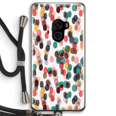 Tropical Dots: Xiaomi Mi Mix 2 Transparant Hoesje met koord