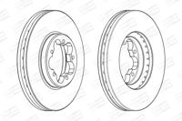 Remschijf CHAMPION, Remschijftype: Geventileerd: , u.a. für Ford