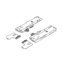 Blum tip-on BLUMOTION set 40 kg - legra / Move - 350-750 mm - L/R - T60L7540TOBR+LV1R737