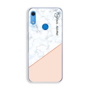 Marmer in stijl: Huawei Y6s Transparant Hoesje