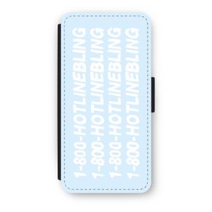 Hotline bling blue: iPhone SE 2020 Flip Hoesje