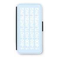 Hotline bling blue: iPhone SE 2020 Flip Hoesje
