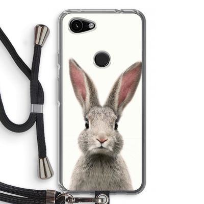 Daisy: Pixel 3a Transparant Hoesje met koord