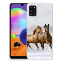 Samsung Galaxy A31 | TPU Hoesje | Paarden