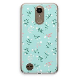 Small white flowers: LG K10 (2017) Transparant Hoesje