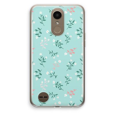 Small white flowers: LG K10 (2017) Transparant Hoesje