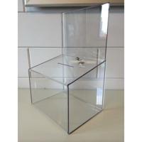 Visitekaartbox maxi met kaarthouder+slot