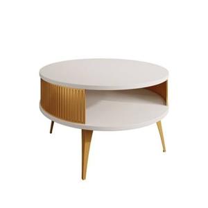 Meubella Salontafel Roslyn - Wit - 75 cm