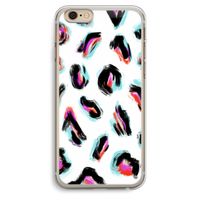Cheetah color: iPhone 6 Plus / 6S Plus Transparant Hoesje