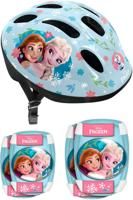 Conjunto de capacete e cotoveleiras/joelheiras - FROZEN - RN246507 - 50/56 cm