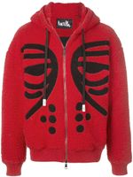 Haculla sweat zippé à capuche Masked - Rouge