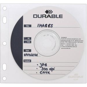 Durable 523919 Transparant, Wit 10 stuk(s)