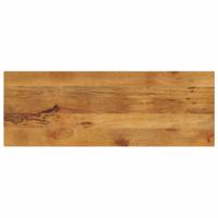 Tafelblad rechthoekig 140x50x2,5 cm massief mangohout