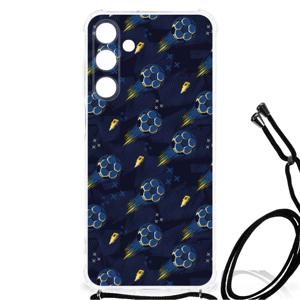 Doorzichtige Silicone Hoesje voor Samsung Galaxy A25 Voetbal