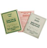 Wurlitzer Organ 440 445 Service Manual