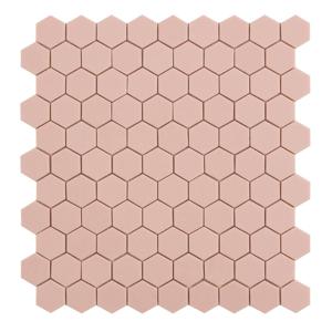 By Goof mozaiek hexagon 3.5x3.5cm pink