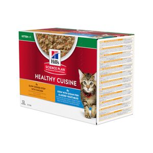 Hill's Science Plan - Healthy Cuisine - Kitten - 12 x 80 g