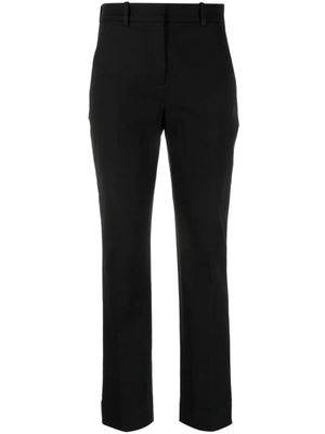 Calvin Klein pantalon en gabardine à coupe courte - Noir