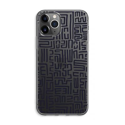 Moroccan Print: iPhone 11 Pro Max Transparant Hoesje