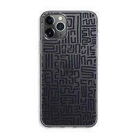 Moroccan Print: iPhone 11 Pro Max Transparant Hoesje